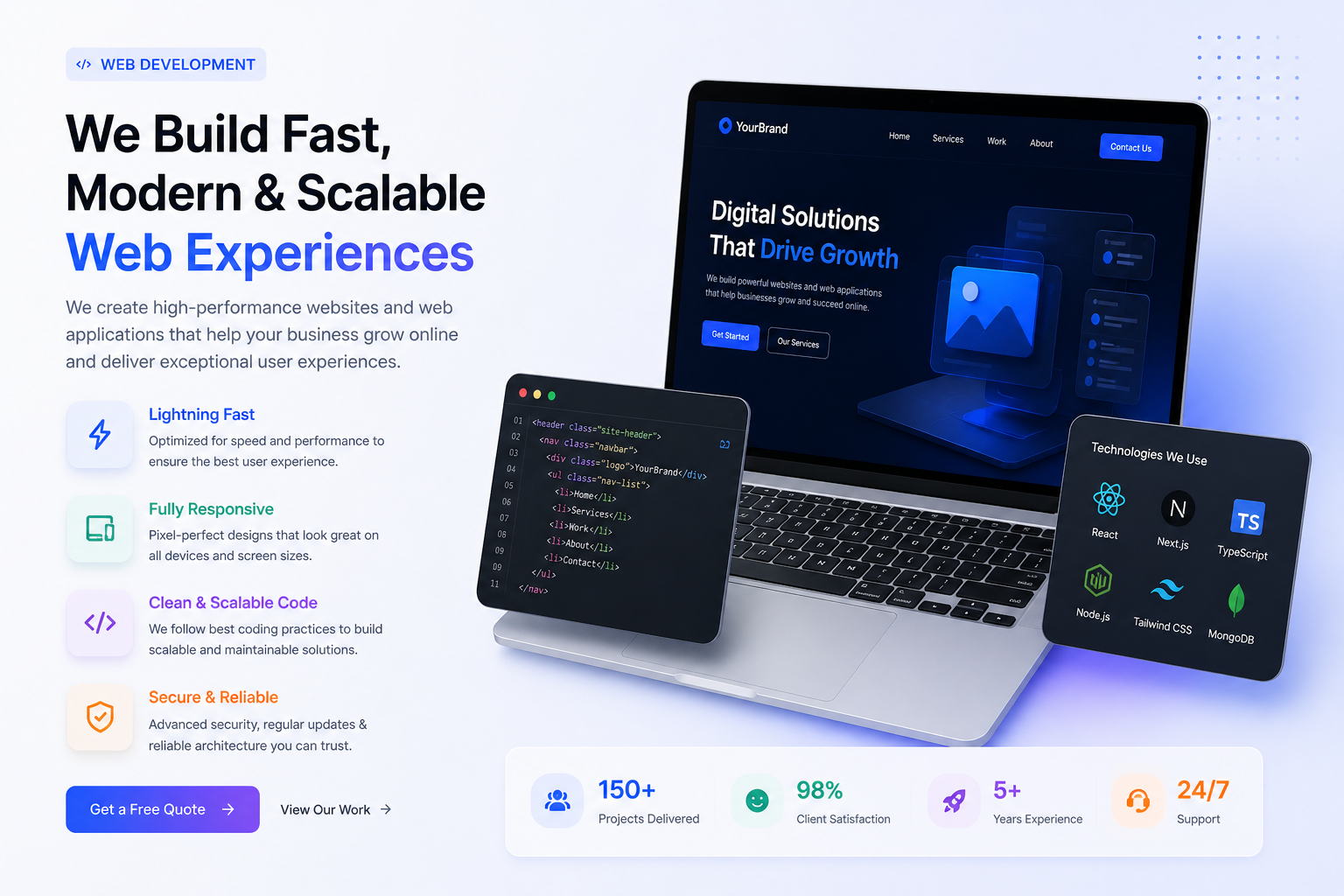 We Build High-Performance Websites That Grow Your Business